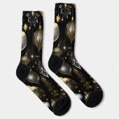 Chaussette Ornements Traditionnels Argent Et Or (Droite)