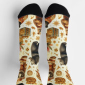 Chaussette Ours de Noël Vintage (Haut)