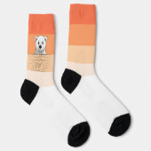 Chaussette Ours regardant sur le mur, Flammes d'une bougie (Droite)