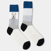 Chaussette Ours surplombant le mur, Couleurs Médicales classi (Droite)