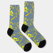 Chaussette Outils de conception d'architecte Occupation Motif (Droite)