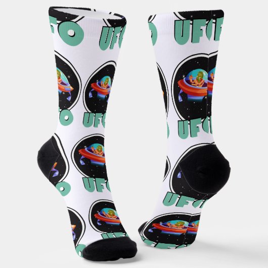 Chaussette ovni dans l'espace (Angulaire)