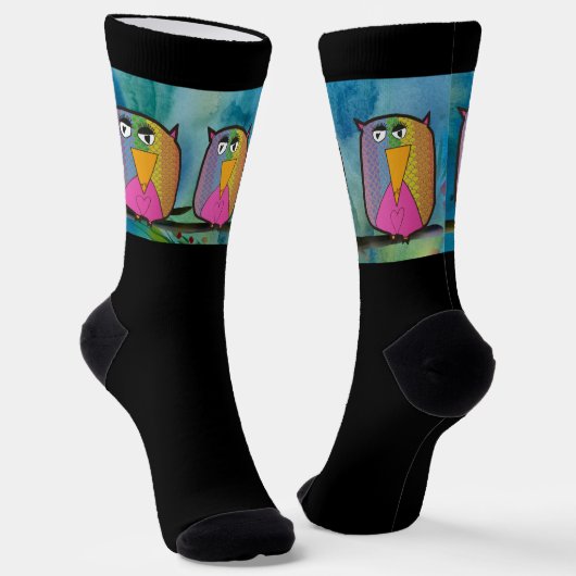 Chaussette Owl "Art by Kids" (Angulaire)