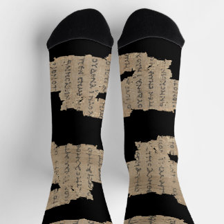 Chaussette P52 Fragment de papyrus Chaussettes –Premier Nouve