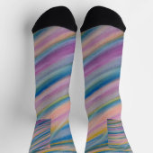 Chaussette P6 Art Abstrait Coloré Unique (Haut)