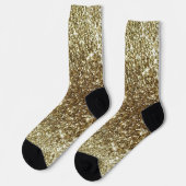 Chaussette Paillettes dorées (Gauche)
