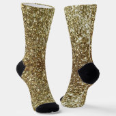 Chaussette Paillettes dorées (Angulaire)