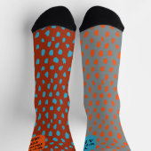 Chaussette Paire amusante de couleur complémentaire (Haut)