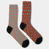 Chaussette Paire amusante de couleur complémentaire (Droite)