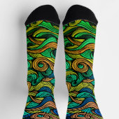 Chaussette Paisley haché (Haut)