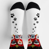 Chaussette PAIX sur terre Rough Chow chaussettes d'équipage (Haut)