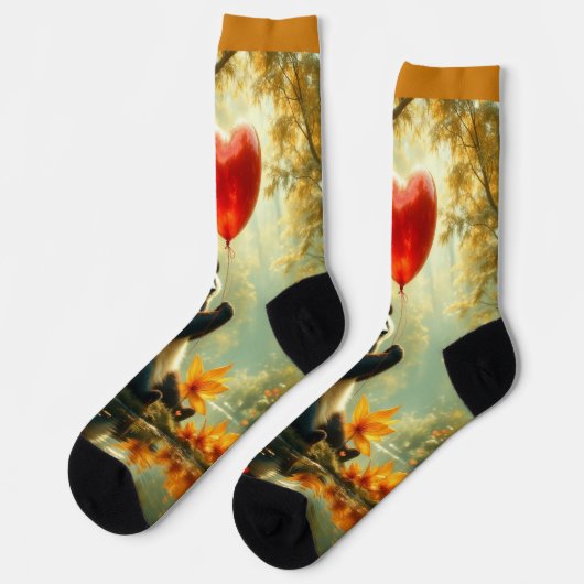 Chaussette Panda et le ballon (Gauche)