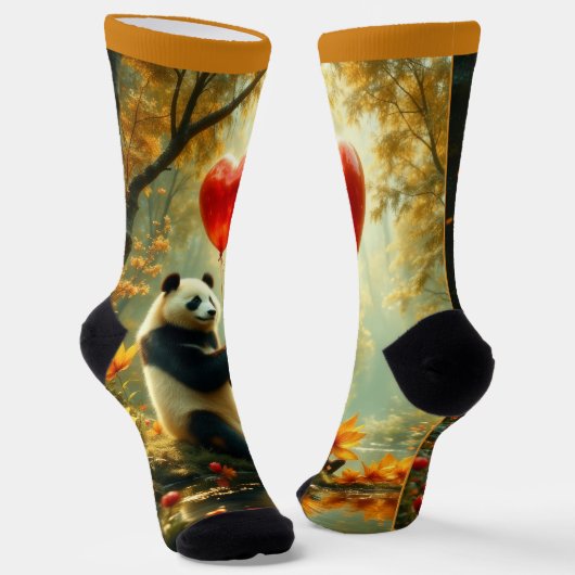 Chaussette Panda et le ballon (Angulaire)