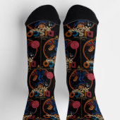 Chaussette Panda Rouge Disco (Haut)