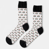 Chaussette Pandas de Noël (Gauche)