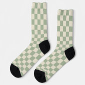 Chaussette Panneau de contrôle blanc vert et blanc désactivé (Gauche)