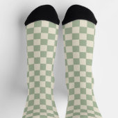 Chaussette Panneau de contrôle blanc vert et blanc désactivé (Haut)