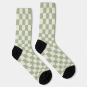 Chaussette Panneau de contrôle blanc vert et blanc désactivé (Droite)
