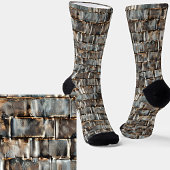 Chaussette Panneaux muraux en métal grungy