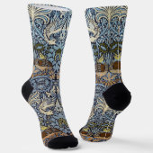 Chaussette Paon et Dragon, William Morris (Angulaire)