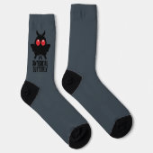 Chaussette Papillon Antisocial Mothman Cryptide (Droite)