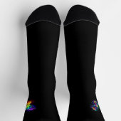 Chaussette Papillon arc-en-ciel (Haut)
