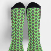 Chaussette Papillon Arc-en-ciel (vert clair) - Chaussettes de (Haut)