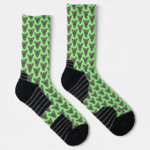 Chaussette Papillon Arc-en-ciel (vert clair) - Chaussettes de (Droite)