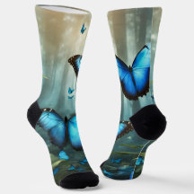 Papillon bleu Morpho