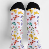 Chaussette Papillon Coloré (Haut)