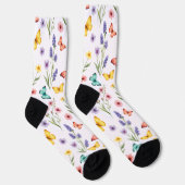 Chaussette Papillon Coloré (Droite)