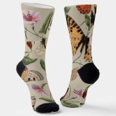 Chaussette Papillon Moth Nature Collection Dessin (Angulaire)