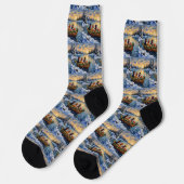 Chaussette Papillon Noël Bateau Fêtes (Gauche)