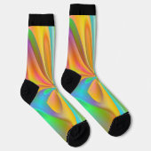 Chaussette Papillon orange (Droite)