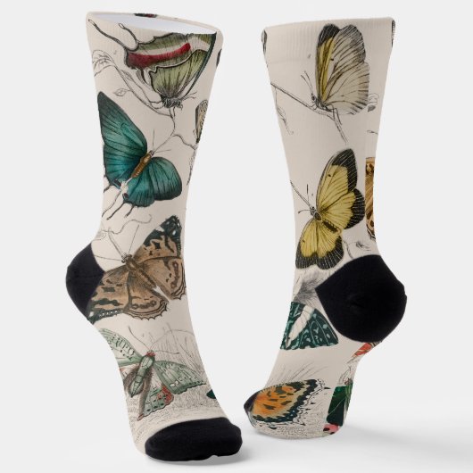 Chaussette Papillons Collection Antique Papillons (Angulaire)