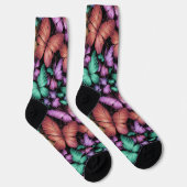Chaussette Papillons colorés Imprimer (Droite)