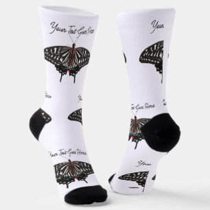 Chaussette Papillons de conception personnalisés