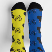 Chaussette Papillons d'observation des chats noirs (Haut)