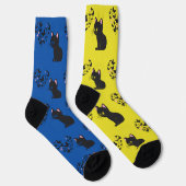 Chaussette Papillons d'observation des chats noirs (Droite)