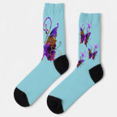 Chaussette Papillons Fantastiques (Gauche)