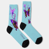 Chaussette Papillons Fantastiques (Droite)