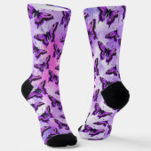 Chaussette Papillons pour la victoire (Angulaire)