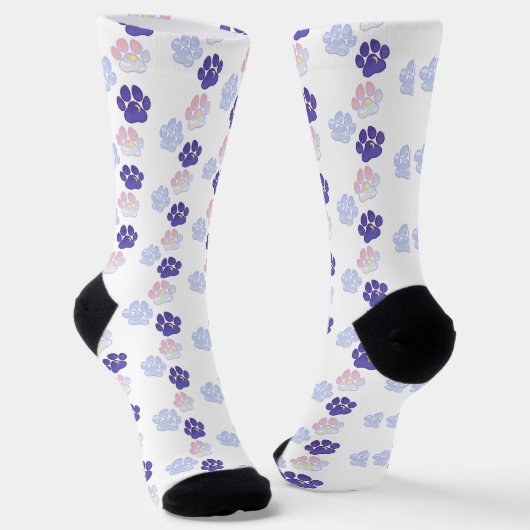 Chaussette Paquet de chat avec lune et soleil (Angulaire)