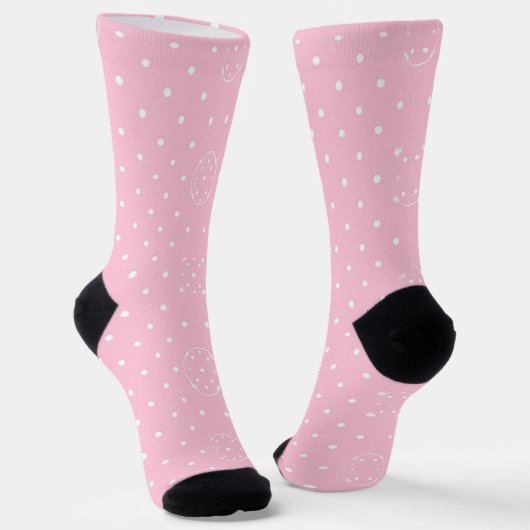Chaussette Parade rose à pois (Angulaire)