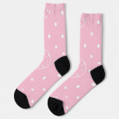 Chaussette Parade rose Polka (Gauche)