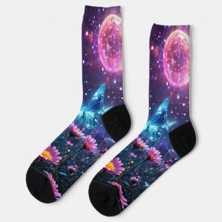 Chaussette Paradis papillon