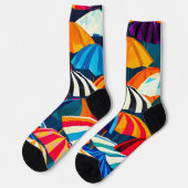 Chaussette Parapluie Abstrait Rainbow Beach (Gauche)