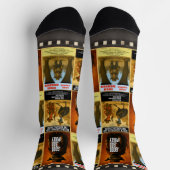 Chaussette Parodie d'affiche de film western (Haut)