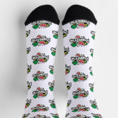 Chaussette Parole palestinienne mignonne entourée de pastèque (Haut)