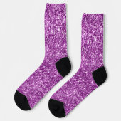 Chaussette Parties scintillant De Luxe Sparkly Purple (Gauche)